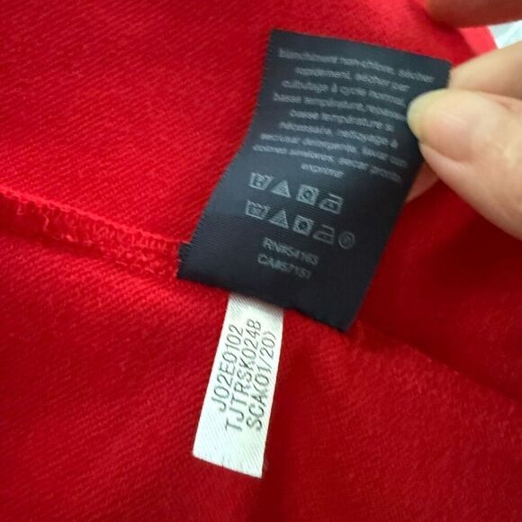 NWT Tommy Hilfiger Women's Military Band Jacket Red $109 S - Picture 10 of 10